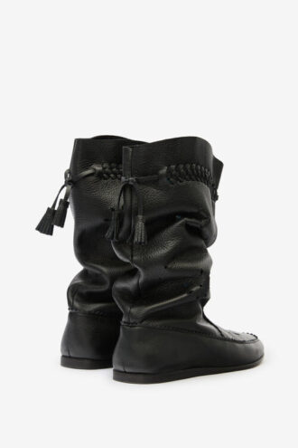 Botas de piel granulada Welky