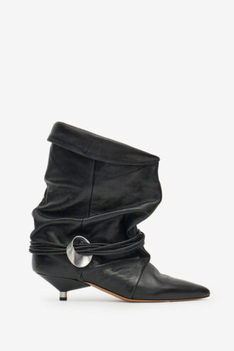 Botas drapeadas Edrika con joyas