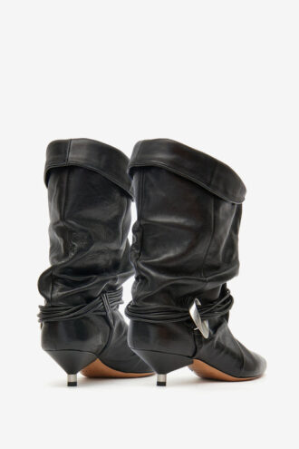 Botas drapeadas Edrika con joyas