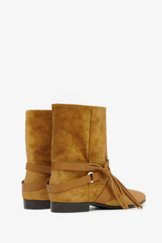 Botas planas de ante Rejen