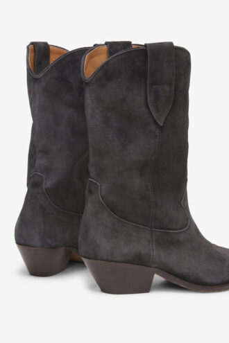 Botas vaqueras de ante de piel de becerro Duerto