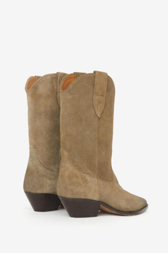 Botas vaqueras de ante de piel de becerro Duerto