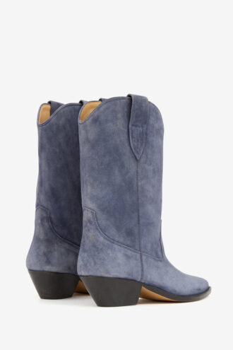 Botas vaqueras de ante de piel de becerro Duerto