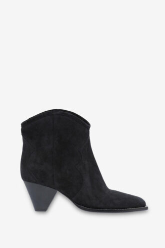 Botas vaqueras de tacón alto de piel de becerro ante Darizo