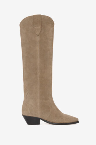 Botas vaqueras Denvee en piel de becerro anteada