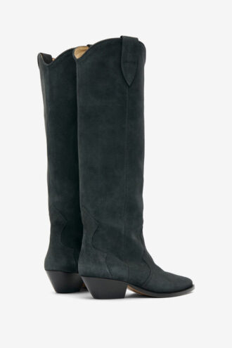 Botas vaqueras Denvee en piel de becerro anteada