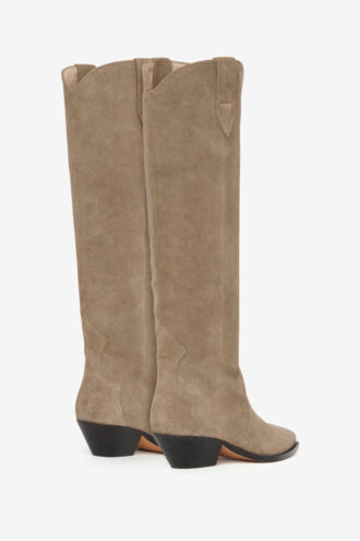 Botas vaqueras Denvee en piel de becerro anteada