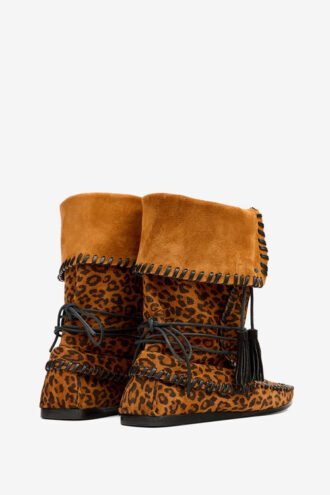 Botas Winki de ante tejido