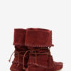 Botas Winki de cuero trenzado y ante