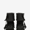 Botas Winki de cuero trenzado y ante