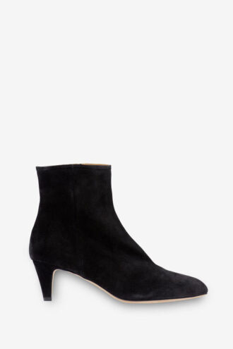 Botines de ante con tacón alto Deone