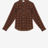 Camisa de algodón a cuadros Yalisa
