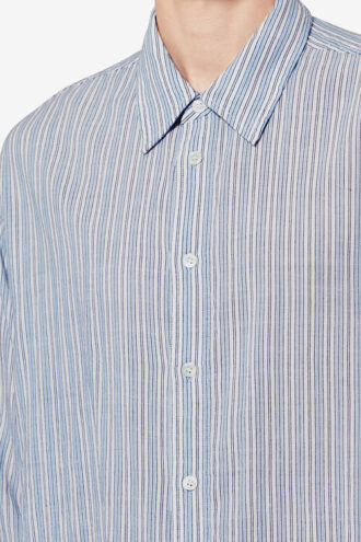 Camisa de rayas de seersucker Cybilio