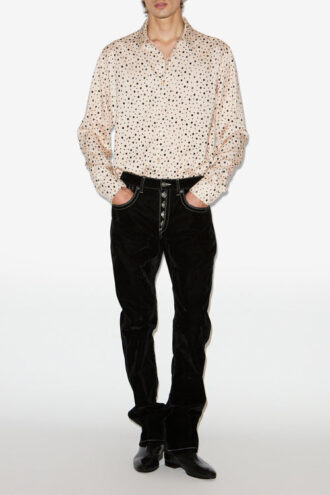 Camisa fluida de lunares Nathan