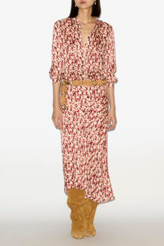 Camisa Ilda con estampado jacquard