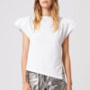Camiseta asimétrica acolchada Sebani Camiseta asimétrica acolchada Sebani