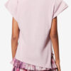 Camiseta asimétrica de algodón Sebani