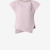 Camiseta asimétrica de algodón Sebani