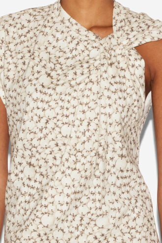 Camiseta asimétrica de Nayda en algodón