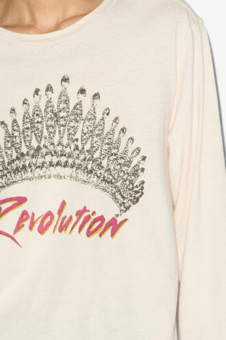 Camiseta estampada de manga larga Martine