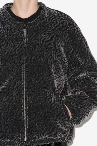 Cazadora bomber Abelina de terciopelo quemado