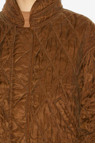 Chaqueta acolchada de satén Zakiane