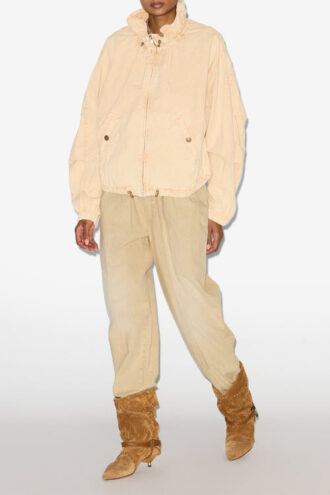 Chaqueta corta de cambray Plume