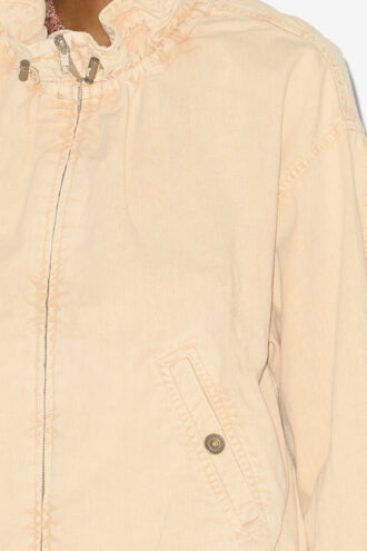 Chaqueta corta de cambray Plume