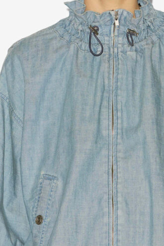 Chaqueta corta de cambray Plume
