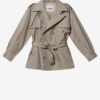Chaqueta de algodón a rayas Claya