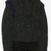 Chaqueta de algodón bicolor Desha