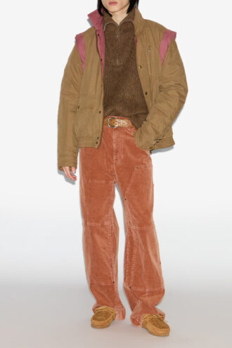 Chaqueta de algodón lisa Dilwen