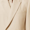 Chaqueta de crepé de seda Calie