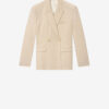Chaqueta de crepé de seda Calie