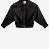 Chaqueta de piel de cordero Aneli con bolsillos