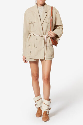 Chaqueta Nevala de algodón y lino