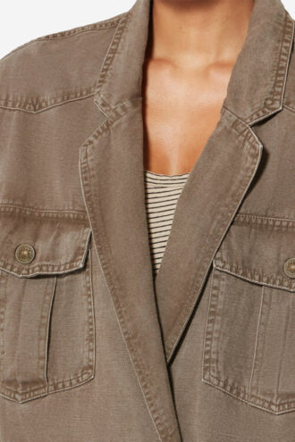Chaqueta Nevala de algodón y lino