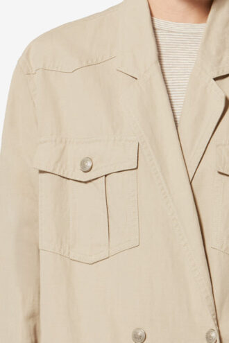 Chaqueta Nevala de algodón y lino