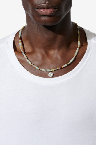 Collar Pierce con cuentas naturales
