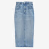 Falda midi Tilauria en denim fino