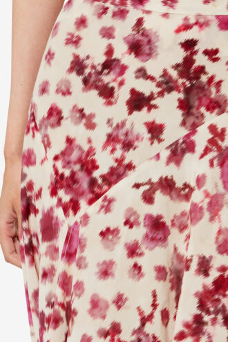 Falda Sakura Silk Rose Print