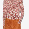 Gaetane Top de jersey estampado con drapeado
