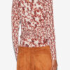 Gaetane Top de jersey estampado con drapeado