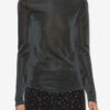Jadia Lurex Top con cuello alto