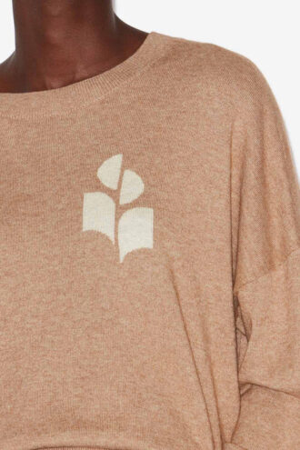 Jersey de algodón y lana con logotipo de Marisans