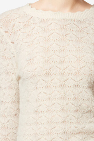 Jersey de encaje de alpaca Leonette