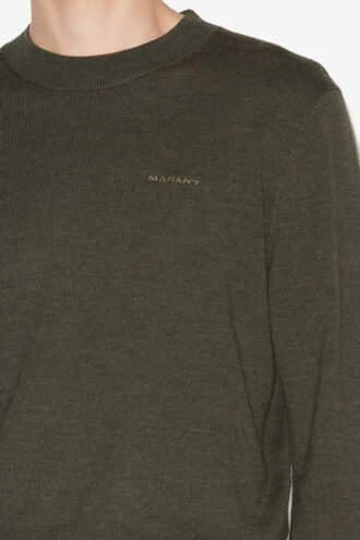 Jersey de lana merino Basile con logotipo