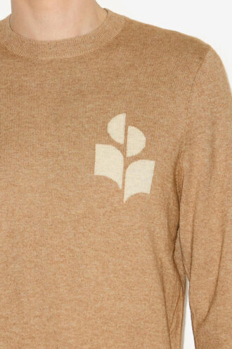 Jersey de mezcla de lana con logo Evans