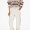 Jersey de mohair cepillado a rayas Drussell