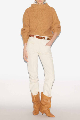 Jersey de punto trenzado Romane